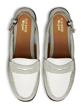 GH BASS Suede Easy Slingback Weejun Loafers(For Women)